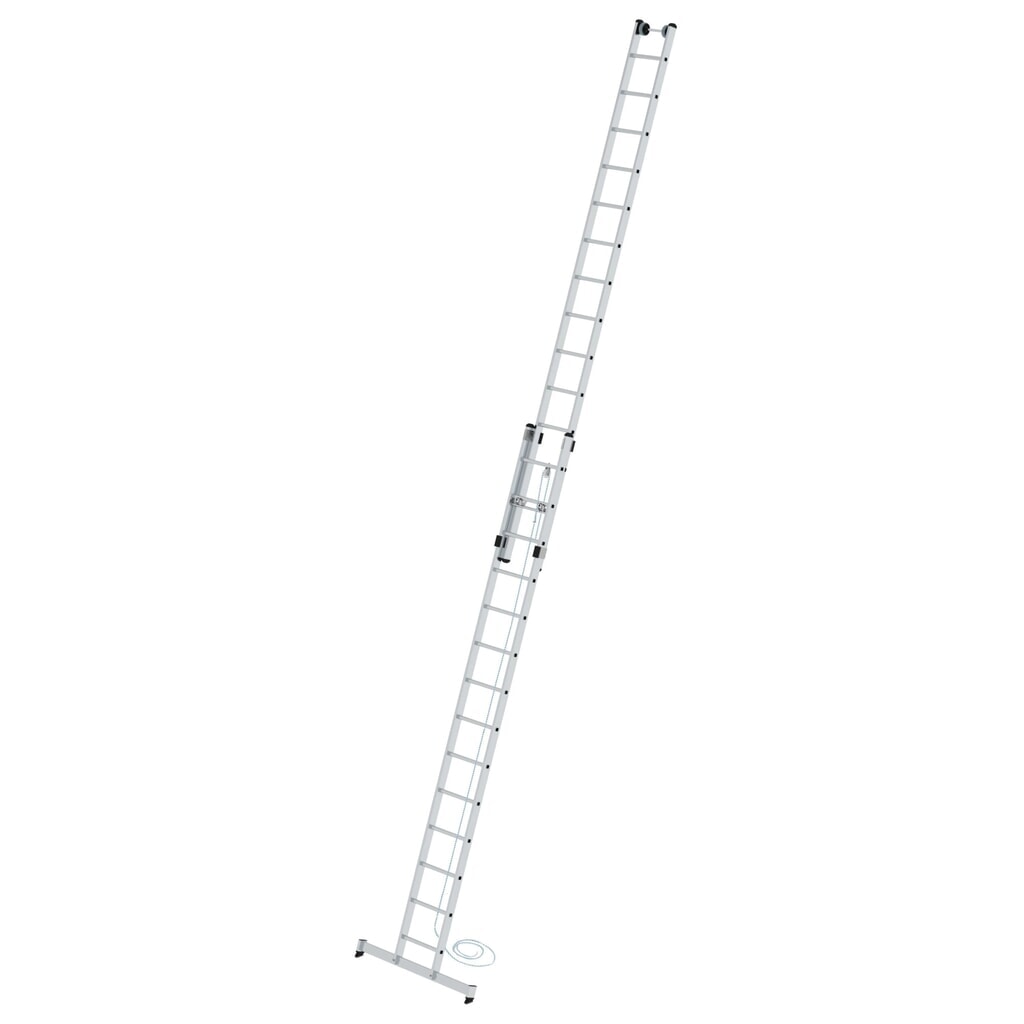 Produktabbildung: Munk Sprossen-Seilzugleiter 2-teilig mit nivello®-Traverse 2x14 Sprossen