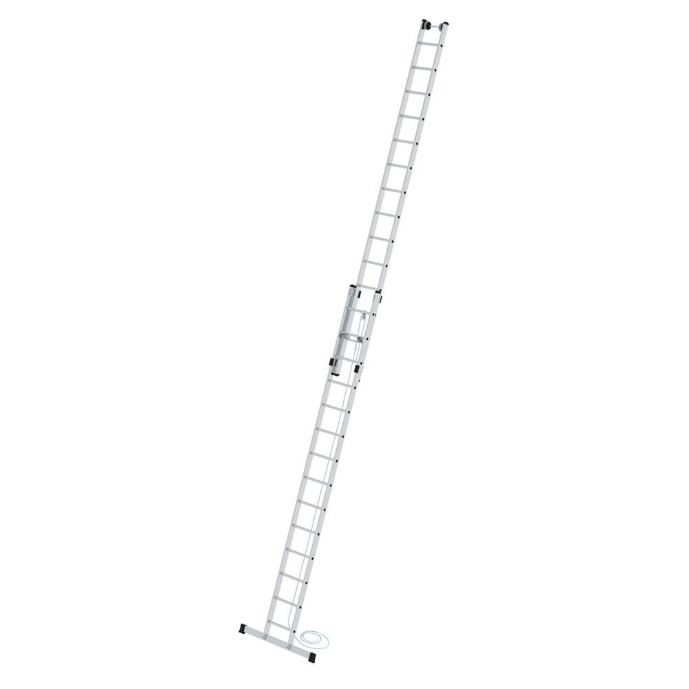 Produktabbildung: Munk Sprossen-Seilzugleiter 2-teilig mit Standard-Traverse 2x14 Sprossen