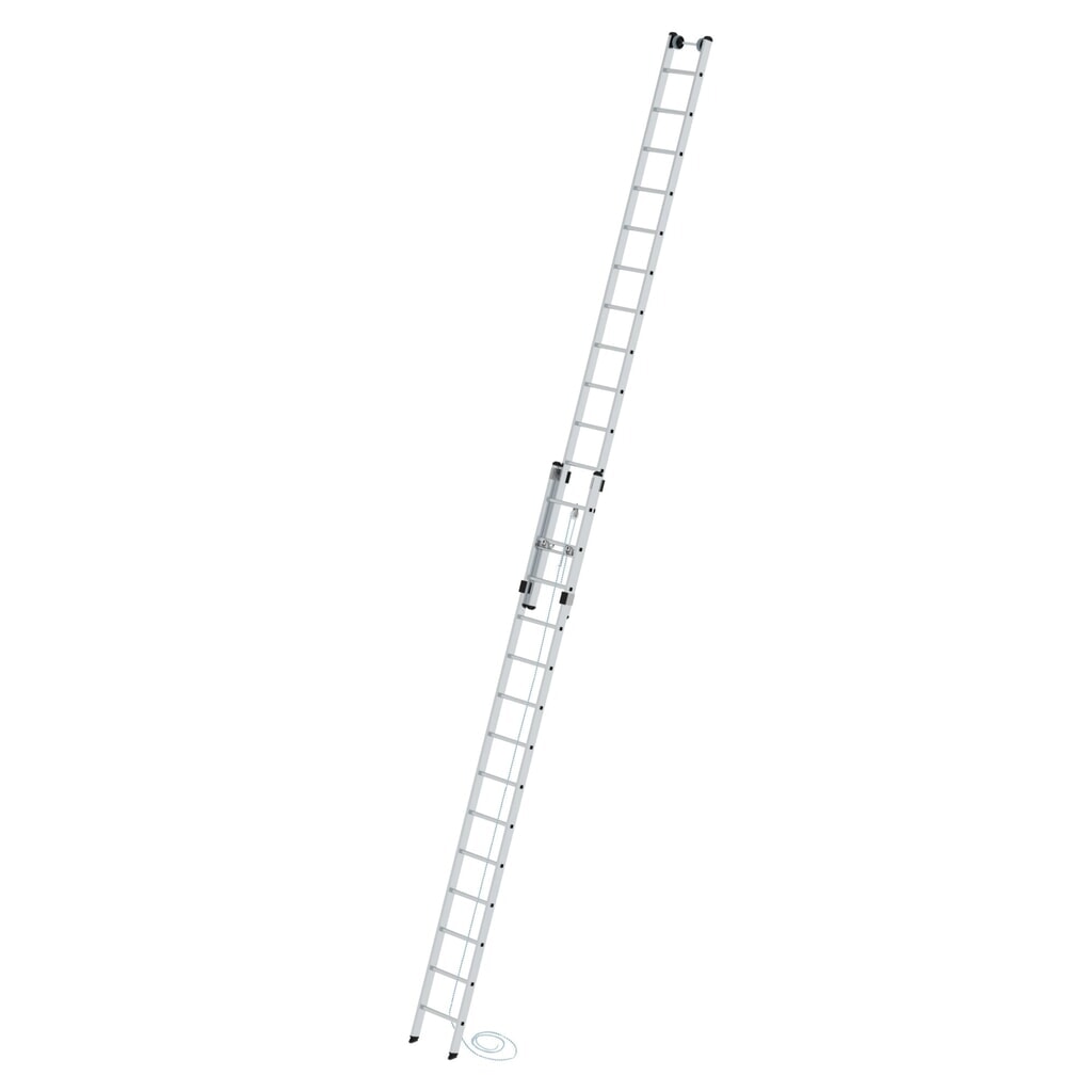 Produktabbildung Nr. 1: Munk Sprossen-Seilzugleiter 2-teilig ohne Traverse 2x14 Sprossen