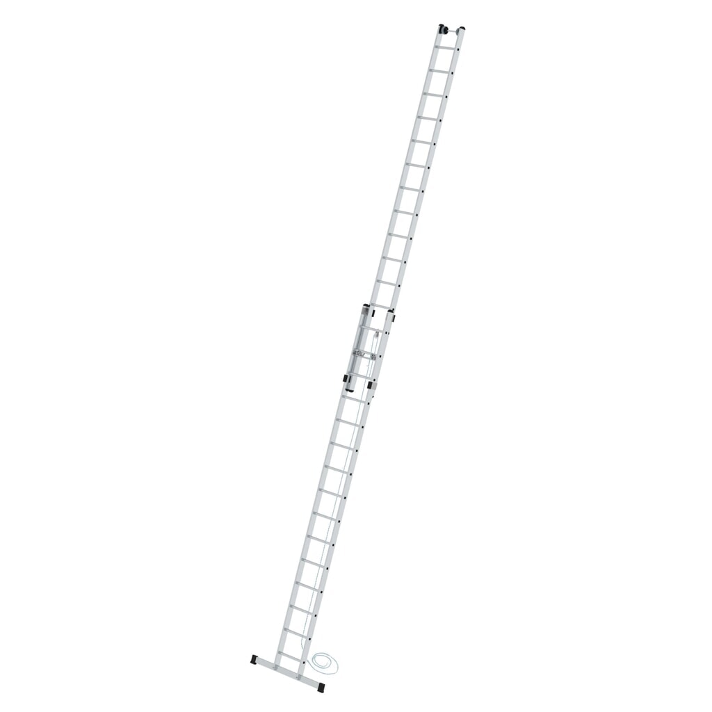 Munk Sprossen-Seilzugleiter mit Standard-Traverse 2x15 Sprossen Produktabbildung Nr. 1: Munk Sprossen-Seilzugleiter mit Standard-Traverse 2x15 Sprossen