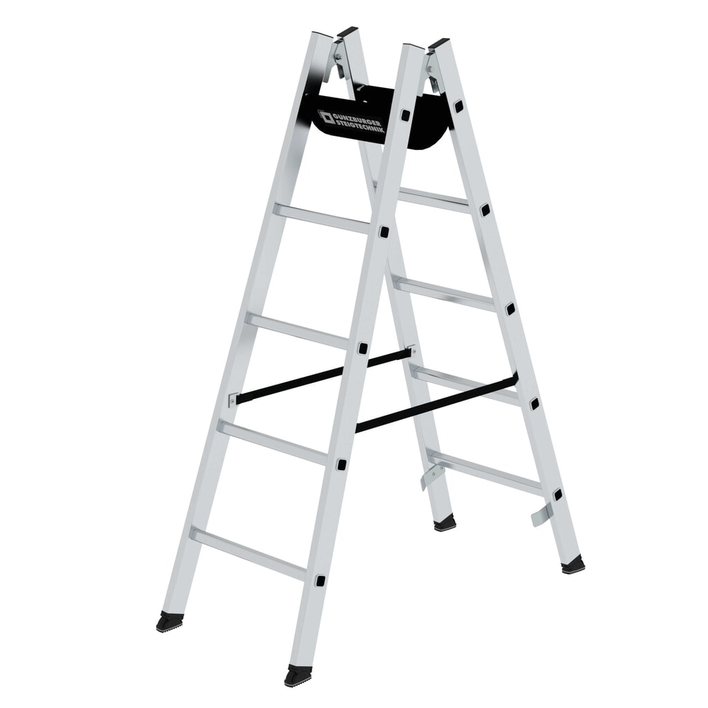 Munk Sprossen-Stehleiter 2x5 Sprossen Produktabbildung: Munk Sprossen-Stehleiter 2x5 Sprossen