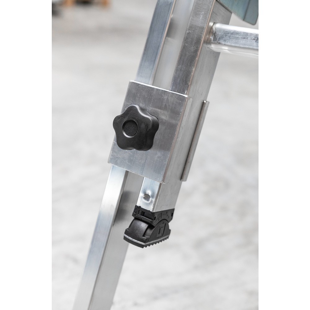 Produktabbildung Nr. 2: Munk Sprossen-Stehleiter treppengängig 2x5 Sprossen