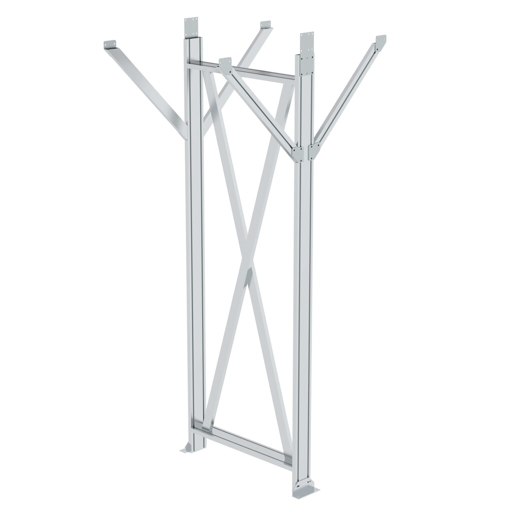 Produktabbildung: Munk Stützteil für Baukastensystem Laufsteganlage Plattformhöhe 1250-2499 mm