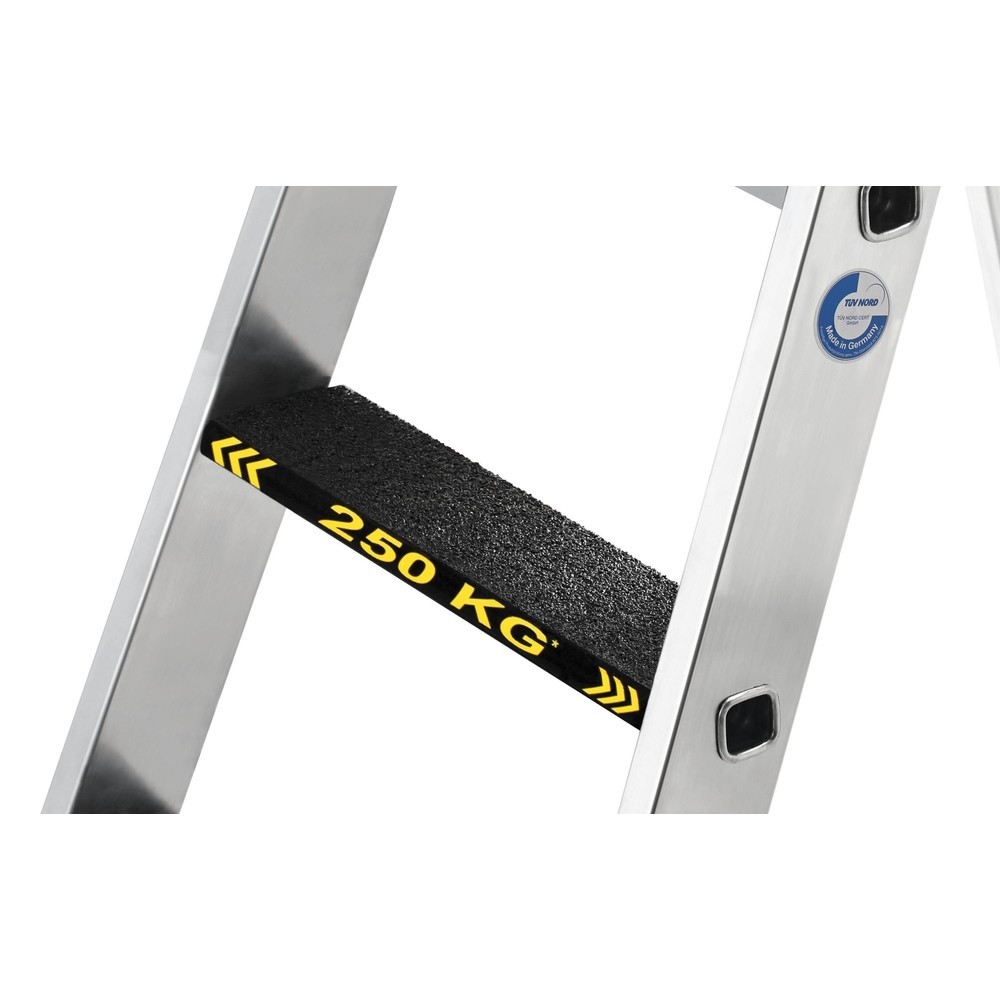 Produktabbildung Nr. 2: Munk Stufen-Stehleiter 250 kg beidseitig begehbar mit clip-step R13 2x3 Stufen