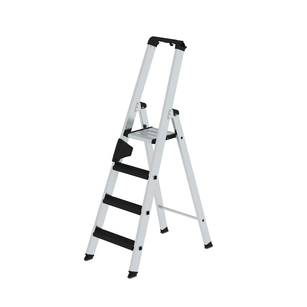Produktabbildung: Munk Stufen-Stehleiter einseitig begehbar mit clip-step relax 4 Stufen