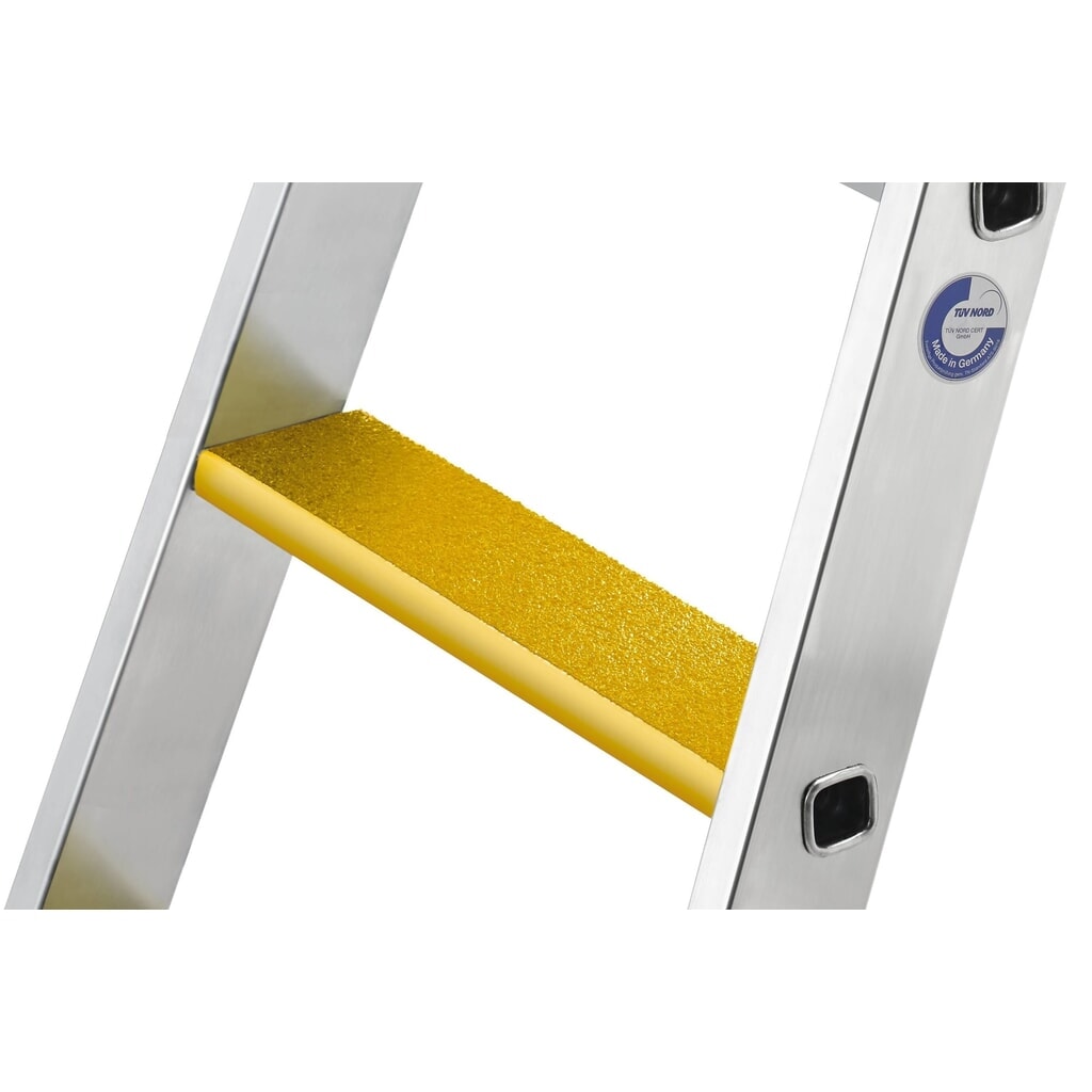 Produktabbildung: Munk Trittauflage clip-step R13 gelb Länge 351 mm