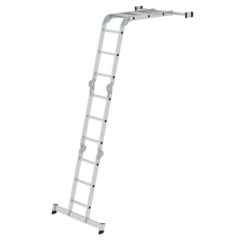 Produktabbildung Nr. 3: Vielzweckleiter 4-teilig mit nivello®-Traverse 4x3 Sprossen
