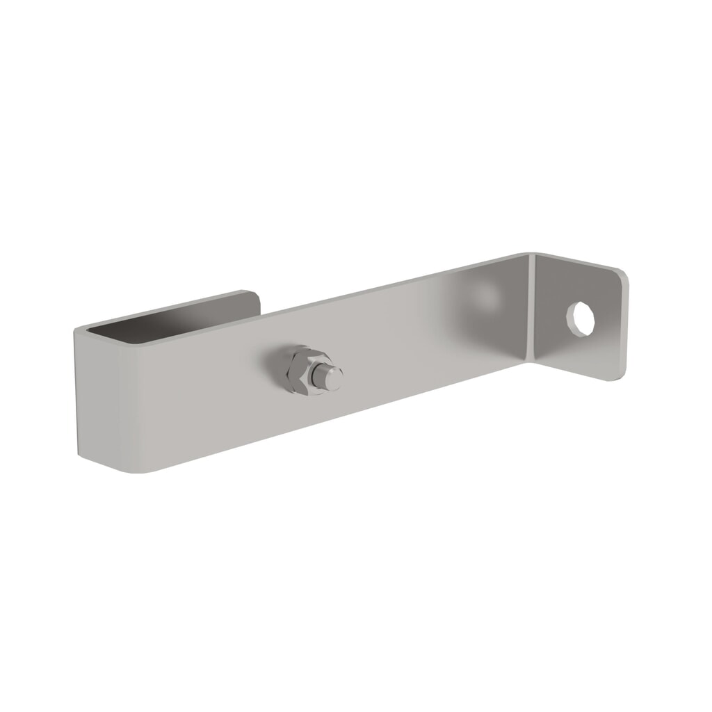 Produktabbildung: Munk Wandhalter Edelstahl für GFK, starr