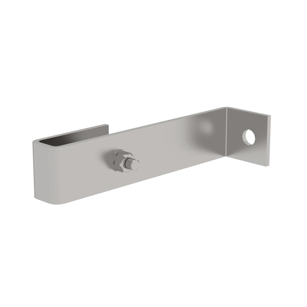 Munk Wandhalter, starr, Edelstahl Produktabbildung: Munk Wandhalter, starr, Edelstahl