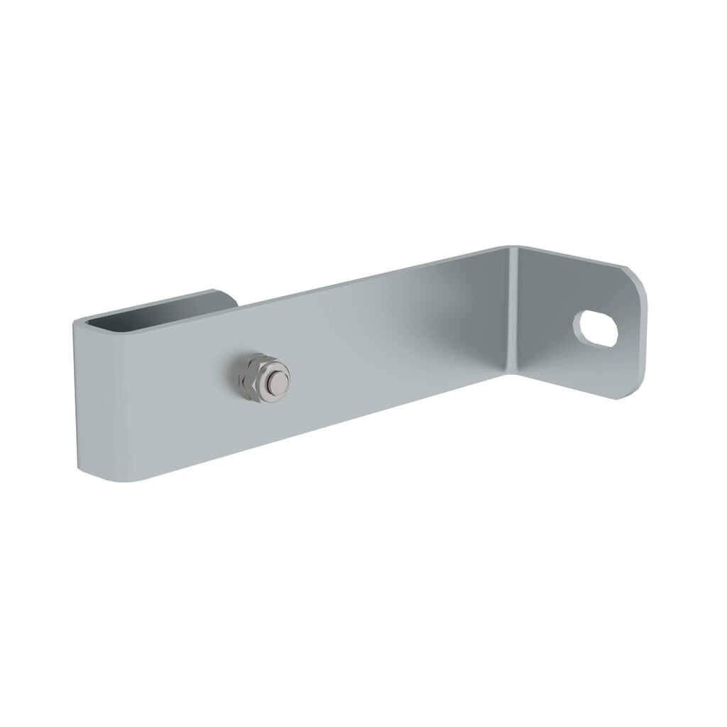 Munk Wandhalter, starr 200mm, Stahl verzinkt Produktabbildung: Munk Wandhalter, starr 200mm, Stahl verzinkt
