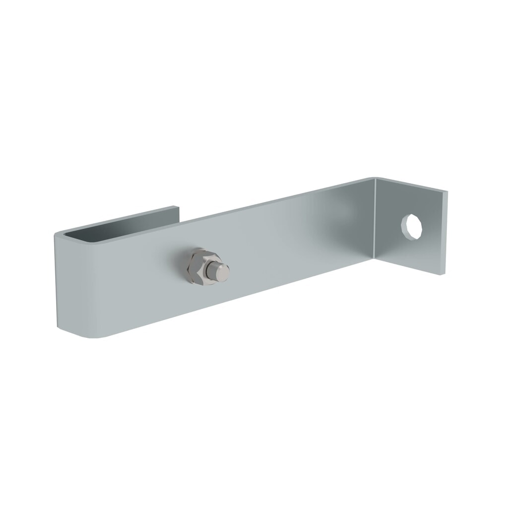 Produktabbildung: Munk Wandhalter, starr, Stahl verzinkt