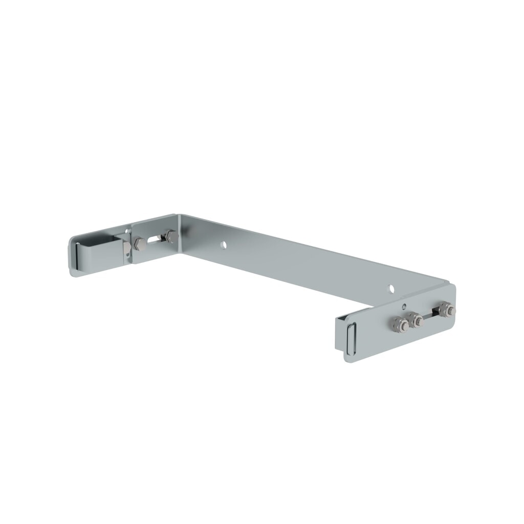 Munk Wandhalter U-Bügel, verstellbar 165-205mm, Stahl verzinkt Produktabbildung: Munk Wandhalter U-Bügel, verstellbar 165-205mm, Stahl verzinkt