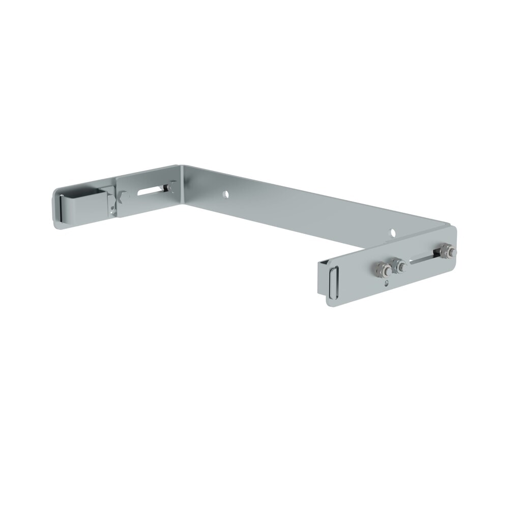 Munk Wandhalter U-Bügel, verstellbar 200-275mm, Stahl verzinkt Produktabbildung: Munk Wandhalter U-Bügel, verstellbar 200-275mm, Stahl verzinkt