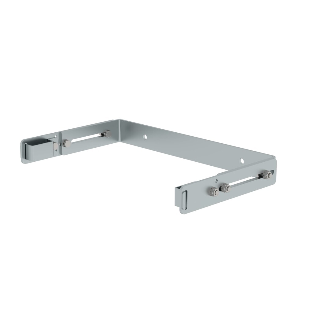 Produktabbildung: Munk Wandhalter U-Bügel, verstellbar 275-375mm, Stahl verzinkt
