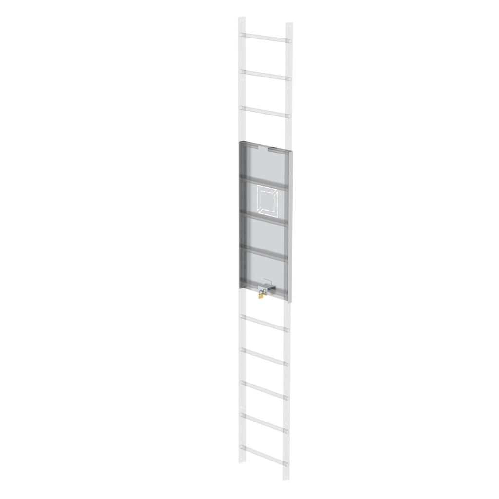 Munk Zugangssperre abschließbar Alu-blank, Höhe 1190 mm Produktabbildung: Munk Zugangssperre abschließbar Alu-blank, Höhe 1190 mm