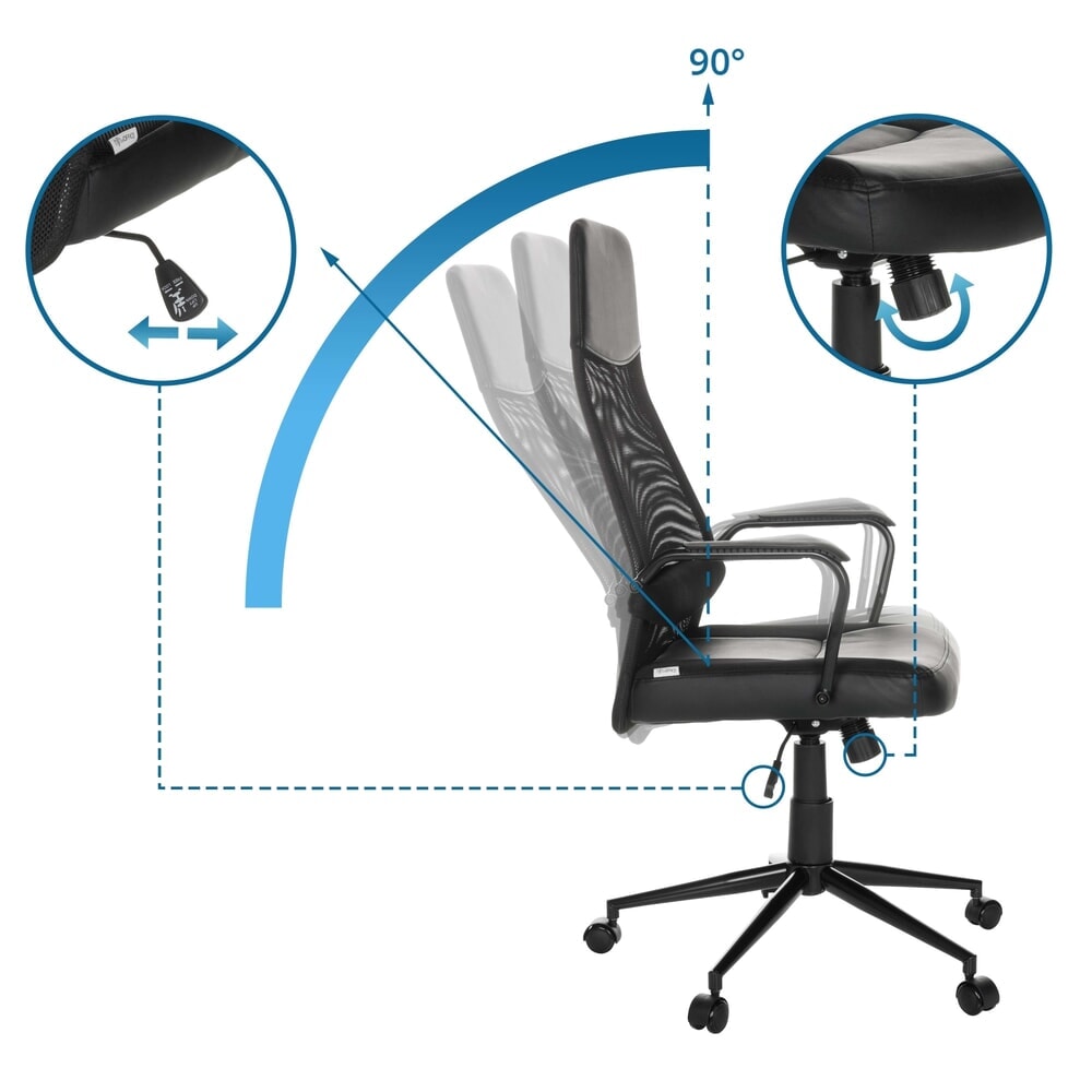 Produktabbildung Nr. 2: MyBuero Chefsessel MARCOZ, Wippmechanik, Tragkraft 120 kg, schwarz