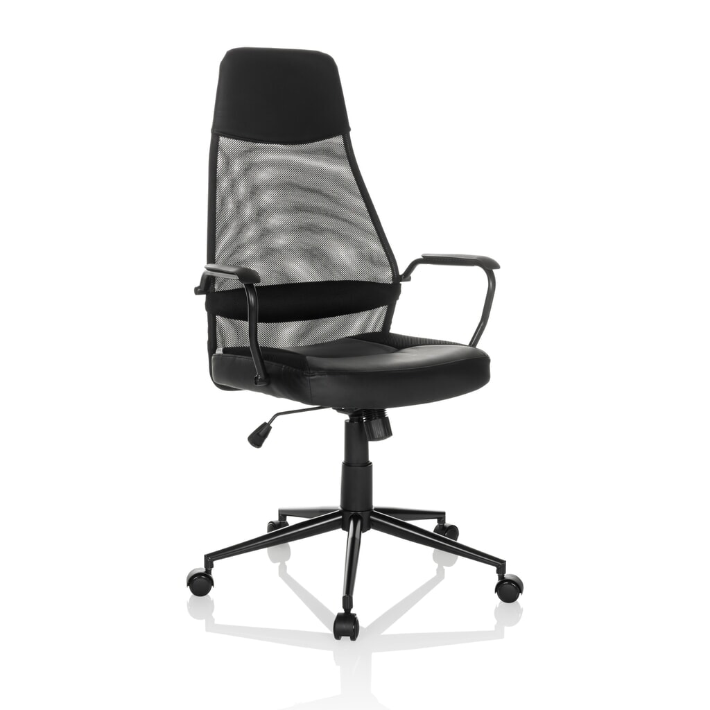 MyBuero Chefsessel MARCOZ, Wippmechanik, Tragkraft 120 kg, schwarz Produktabbildung Nr. 6: MyBuero Chefsessel MARCOZ, Wippmechanik, Tragkraft 120 kg, schwarz