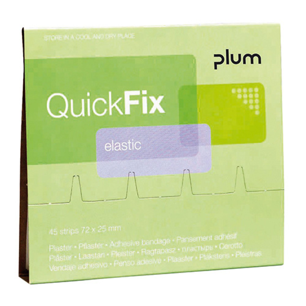 Produktabbildung: Plum Nachfüllpack für Pflasterspender QuickFix, elastische Pflaster
