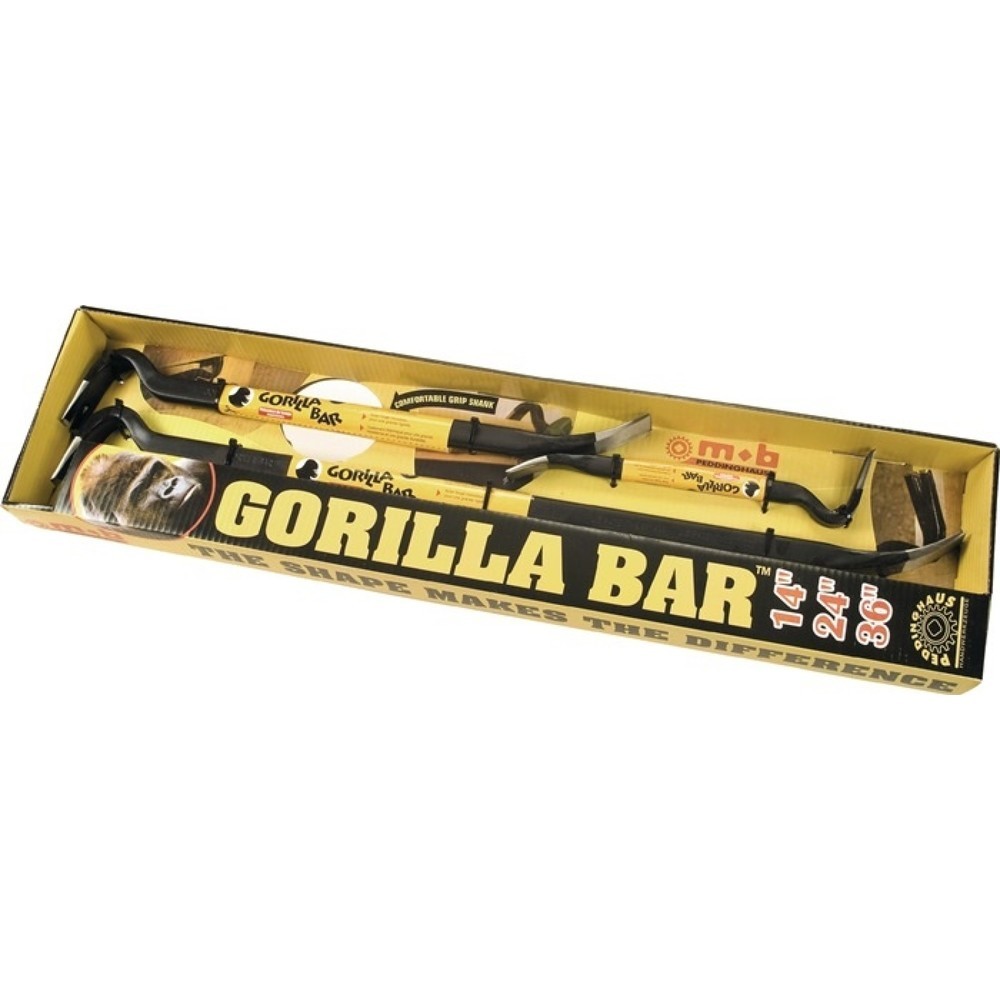 Produktabbildung: Nageleisenset Gorilla Bar, Gesamtlänge 350 / 600 / 900 mm