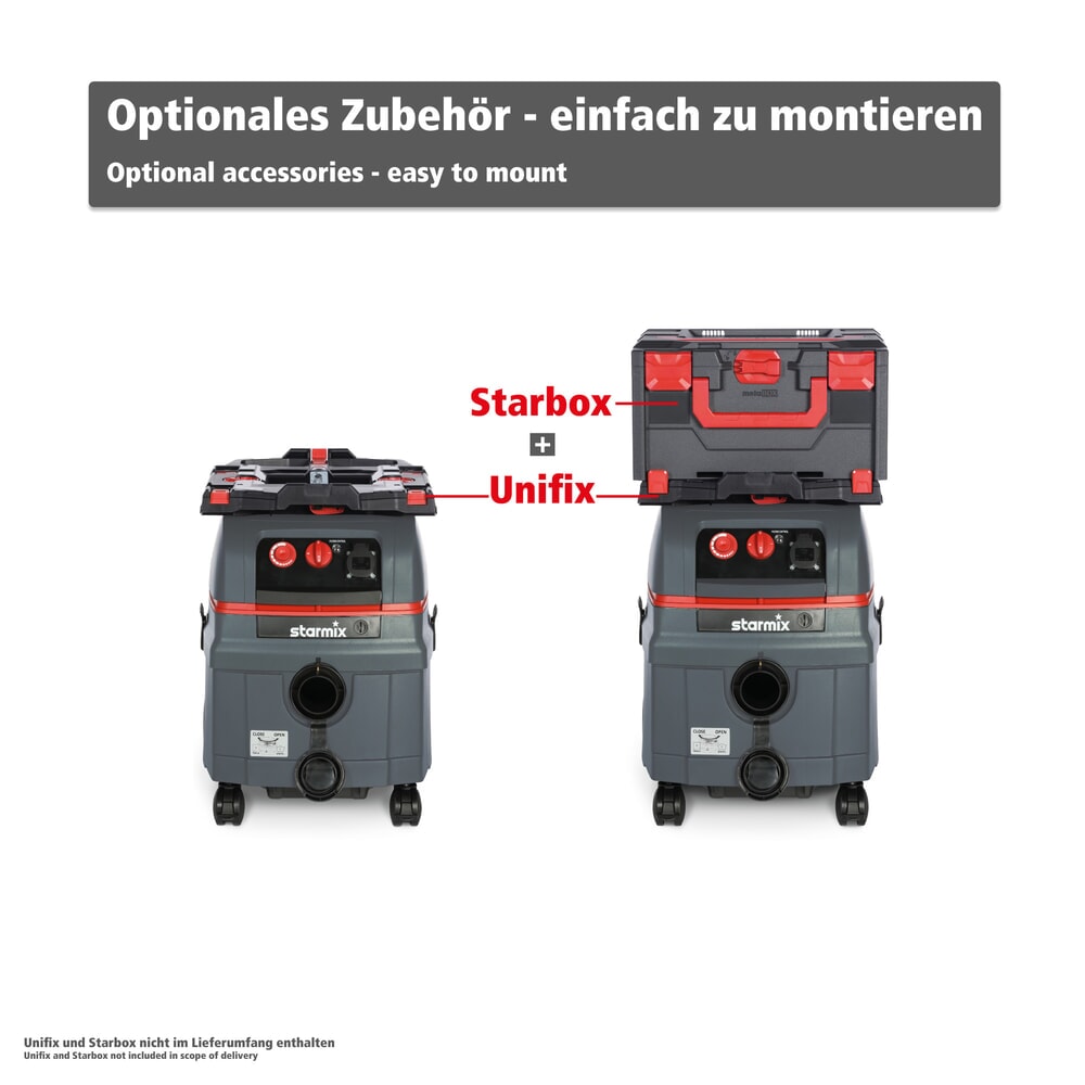 Produktabbildung Nr. 8: starmix Nass-/Trockensauger Compact, Staubklasse L, 1.600 W