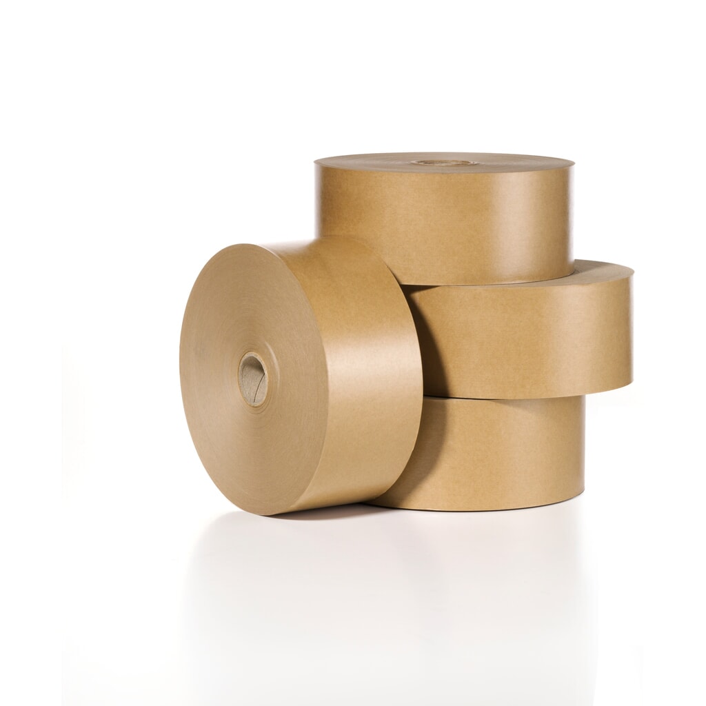 Nassklebeband, BxL 60 mm x 200 lfm, braun, 12 Stk/VE Produktabbildung: Nassklebeband, BxL 60 mm x 200 lfm, braun, 12 Stk/VE