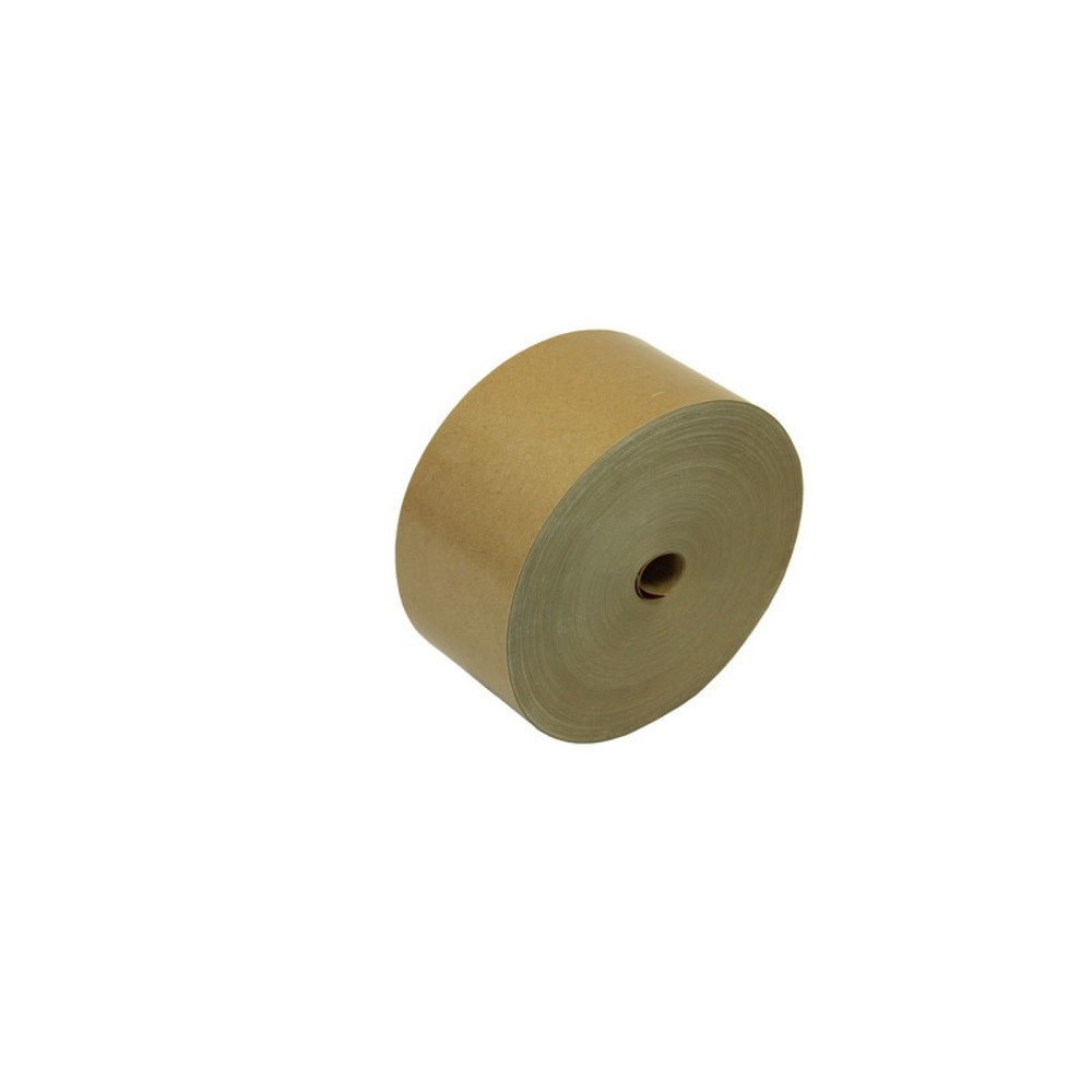 Produktabbildung: Nassklebeband, 70mm breitx200lfm, 70g/qm, braun, unverstärkt, Pflanzenleimkleber