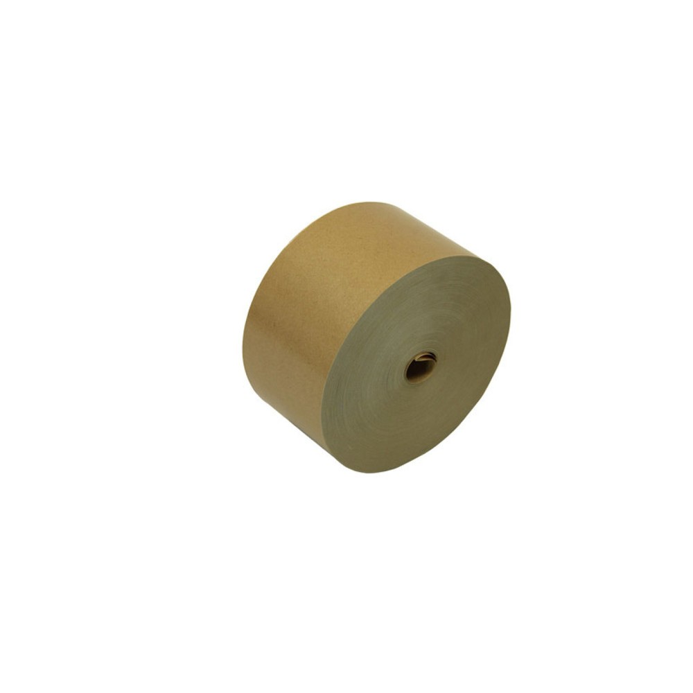 Produktabbildung: Nassklebeband, 80mm breitx200lfm, 70g/qm, braun, unverstärkt, Pflanzenleimkleber
