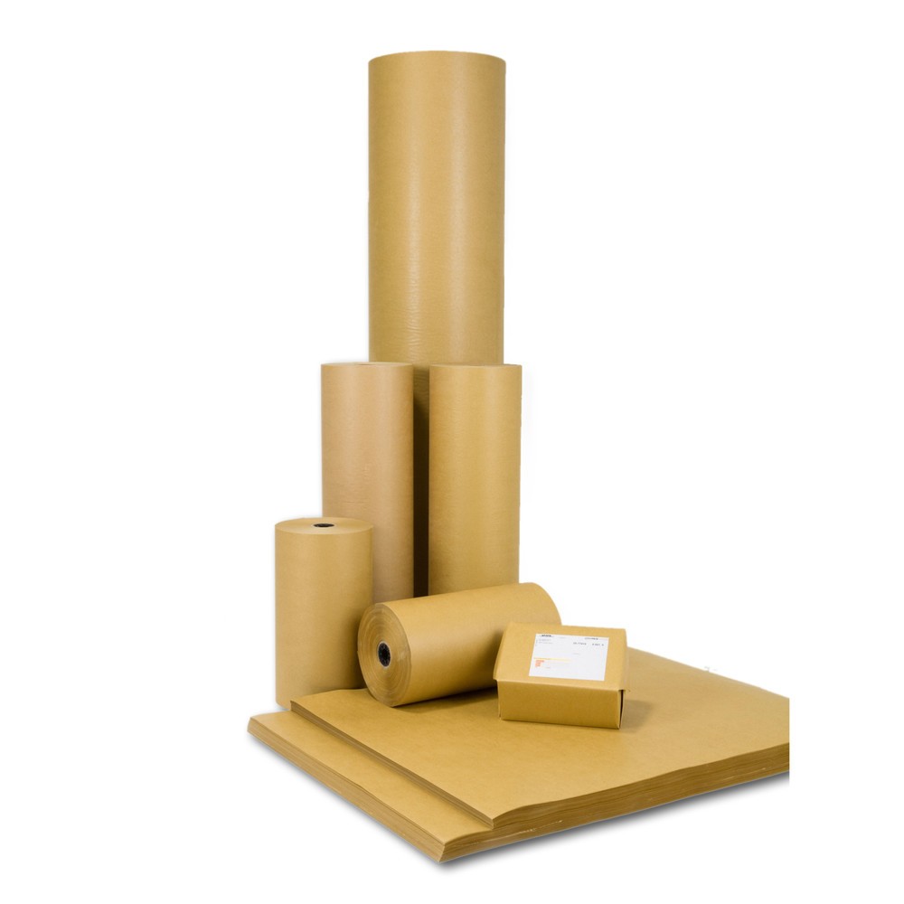 Produktabbildung: Natronmischpapier, einseitig glatt, enggerippt, Breite 1.500 mm, 125 gr/m², 2 Rollen/VE
