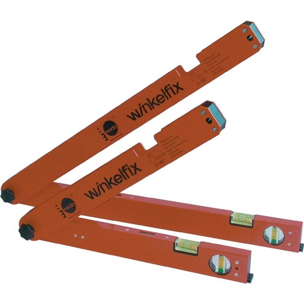 Produktabbildung: NEDO Winkelmessgerät Winkelfix, Schenkellänge 30,5 cm, Messbereich 0-180 °