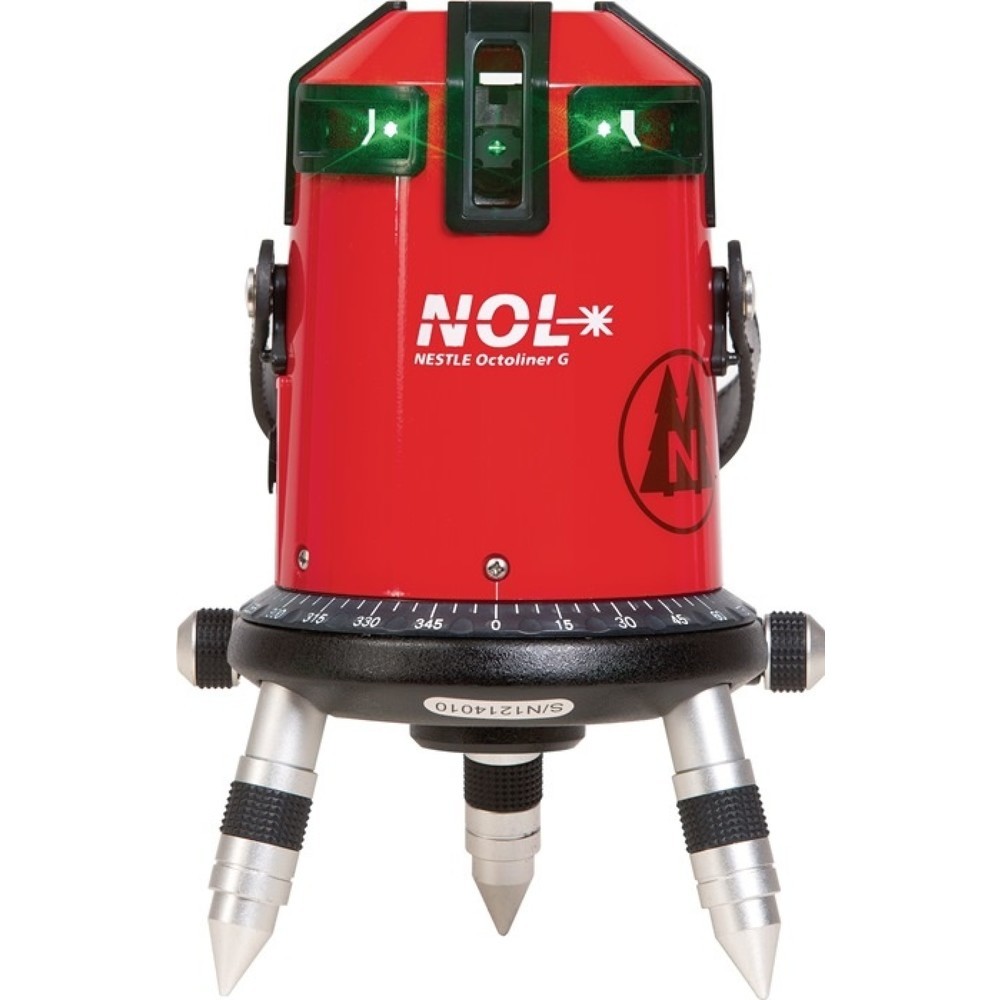 Produktabbildung: NESTLE Kreuzlinienlaser OCTOLINER G, 50 (120 m. Empfänger) m, ± 1,5 mm/10 m
