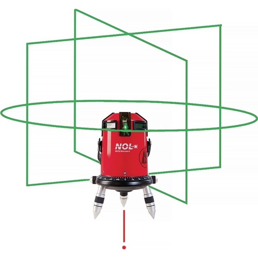 Produktabbildung Nr. 3: NESTLE Kreuzlinienlaser OCTOLINER G, 50 (120 m. Empfänger) m, ± 1,5 mm/10 m