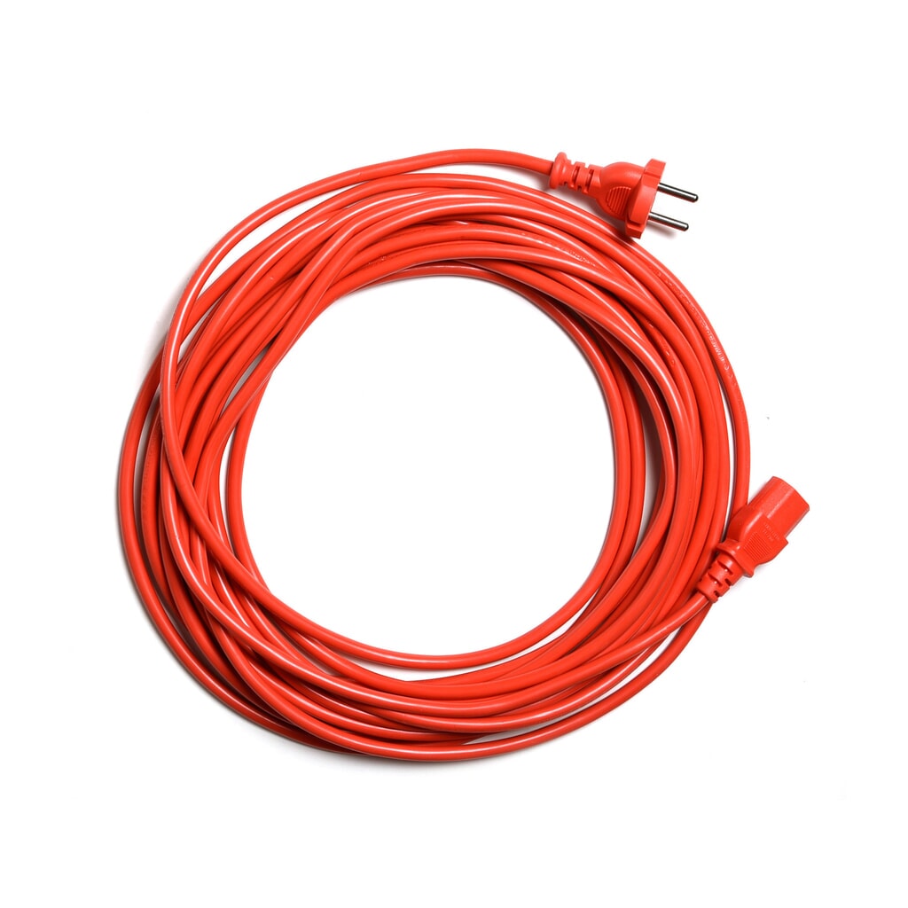 Produktabbildung: Netzkabel für SPRiNTUS Trockensauger MAXIMUS pro, Länge 10 m, signalrot