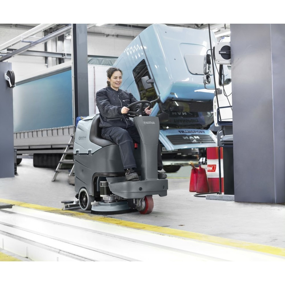 Produktabbildung Nr. 2: Nilfisk® Aufsitz-Scheuer-Saugmaschine BR 652, inkl. Ladegerät