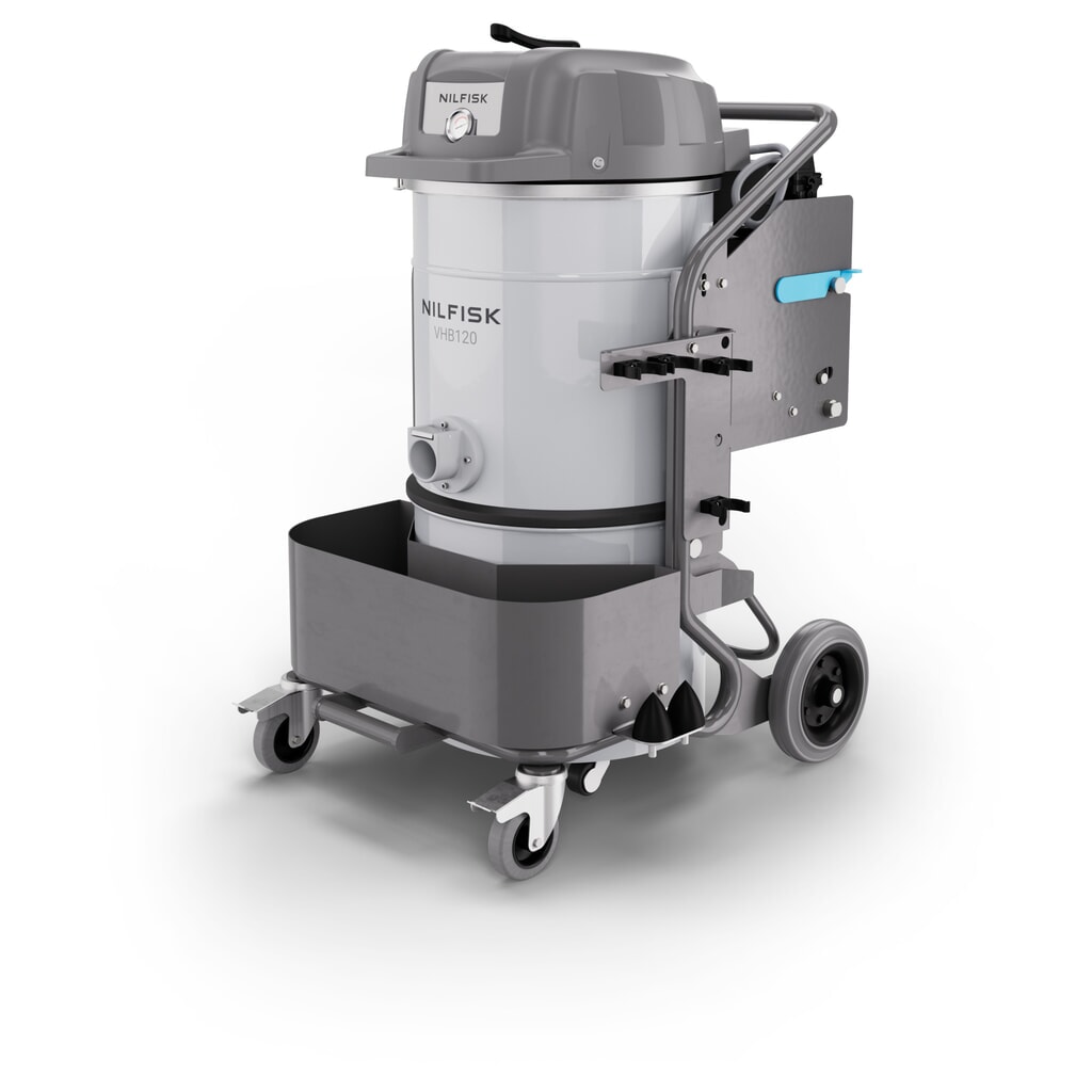 Produktabbildung: Nilfisk® batteriebetriebener Sicherheitssauger VHB120