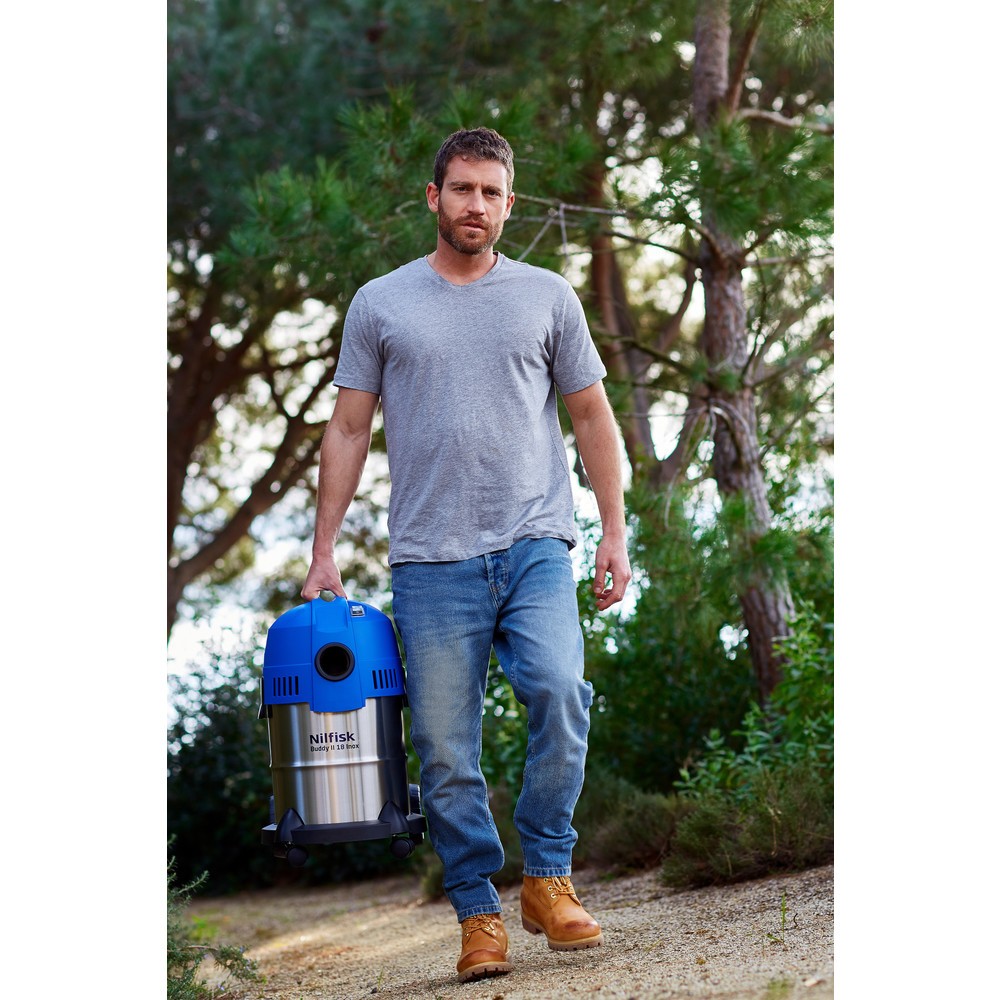 Produktabbildung Nr. 4: Nilfisk® Bürosauger Buddy II 18 Inox, 1.200 W, 18 l