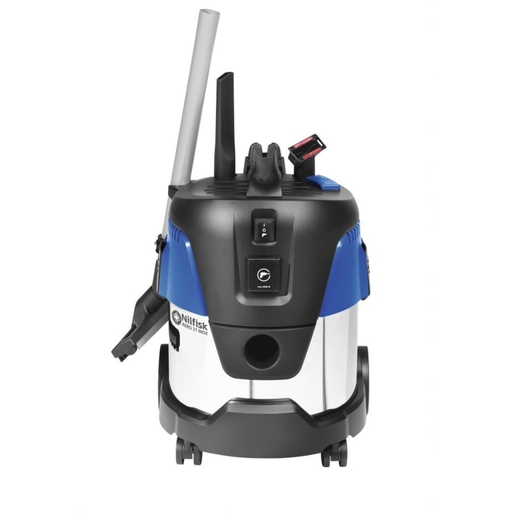 Produktabbildung Nr. 3: Nilfisk® Nass-/Trockensauger  AERO 21-21 PC INOX + Gerätesteckdose, 1.250 W, 20 l