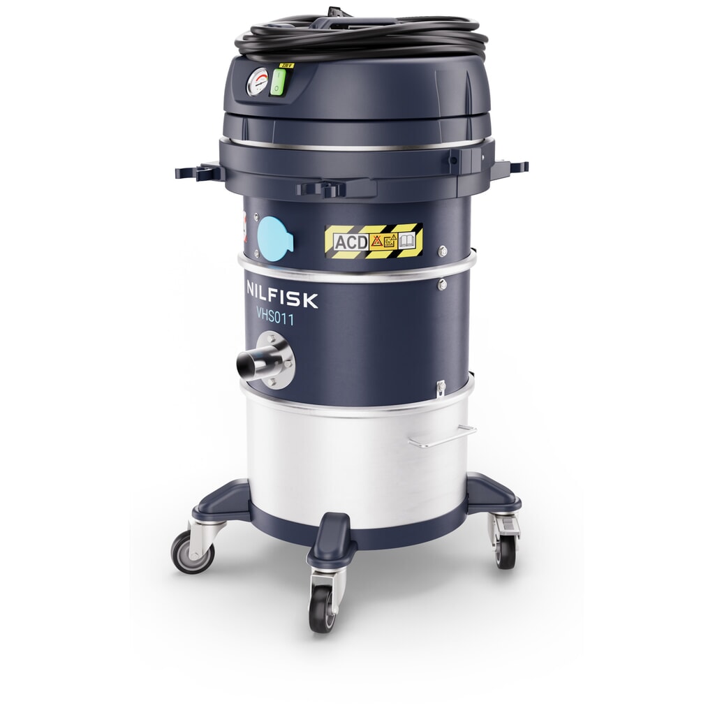 Nilfisk® Sicherheitssauger VHS011 für brennbaren & gefährlichen Staub, ACD zertifiziert LC ACD Produktabbildung: Nilfisk® Sicherheitssauger VHS011 für brennbaren & gefährlichen Staub, ACD zertifiziert LC ACD