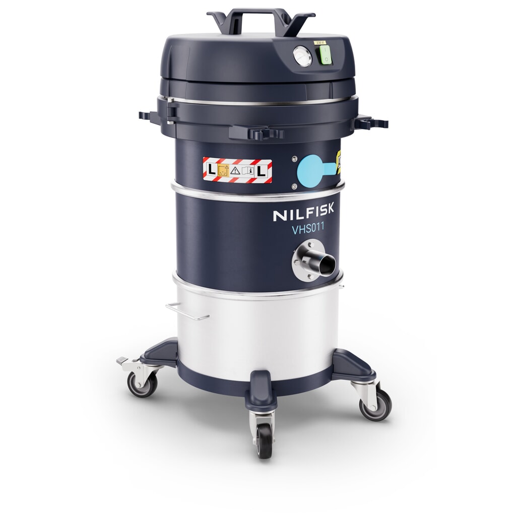 Nilfisk® Sicherheitssauger VHS010 für brennbaren & gefährlichen Staub in der Zone Z22 LC Z22 EXA Produktabbildung: Nilfisk® Sicherheitssauger VHS010 für brennbaren & gefährlichen Staub in der Zone Z22 LC Z22 EXA