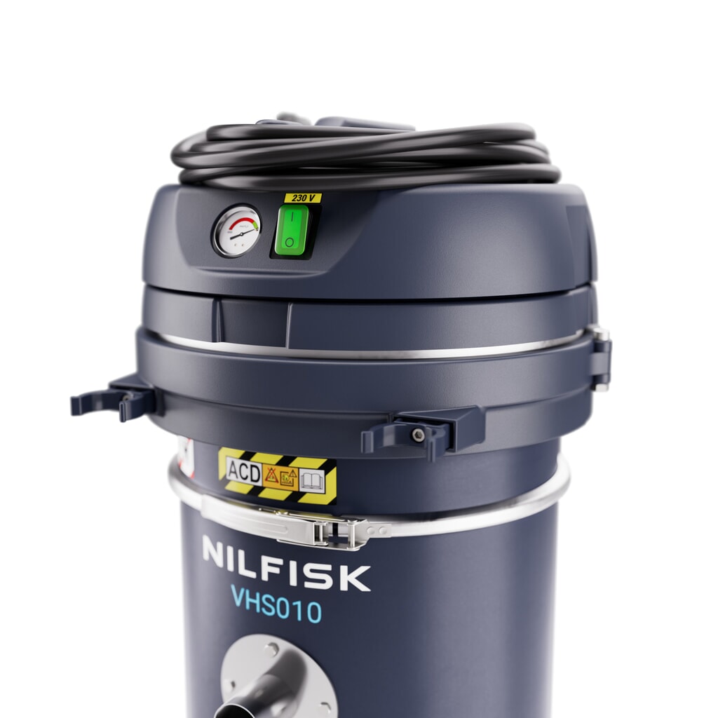 Nilfisk® Sicherheitssauger VHS010 für brennbaren & gefährlichen Staub, ACD zertifiziert HC ACD Produktabbildung Nr. 6: Nilfisk® Sicherheitssauger VHS010 für brennbaren & gefährlichen Staub, ACD zertifiziert HC ACD