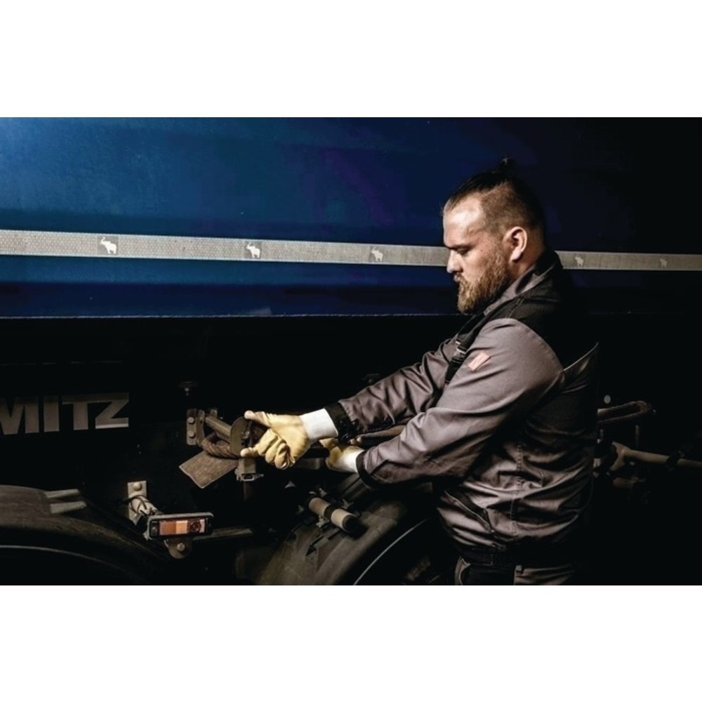 Produktabbildung Nr. 2: NITRAS Handschuhe 03405 Gr.10 weiß/gelb PES