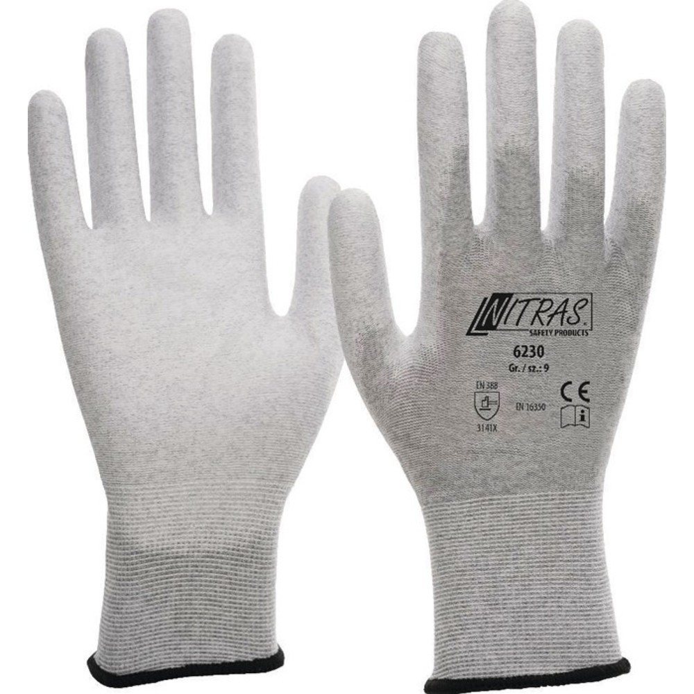 Produktabbildung: NITRAS Handschuhe EN420 EN388 EN1149-3 EN16350
