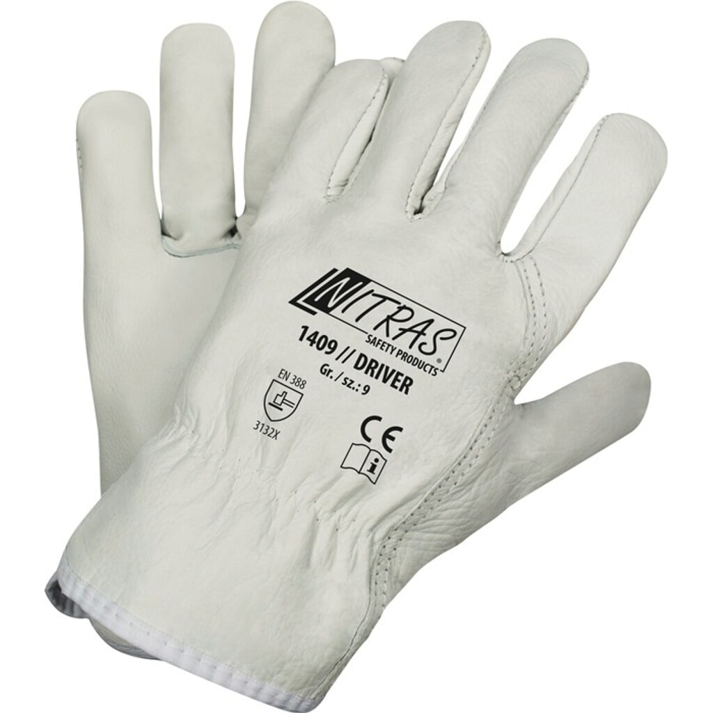 NITRAS Handschuhe Driver Gr.9 grau Produktabbildung: NITRAS Handschuhe Driver Gr.9 grau