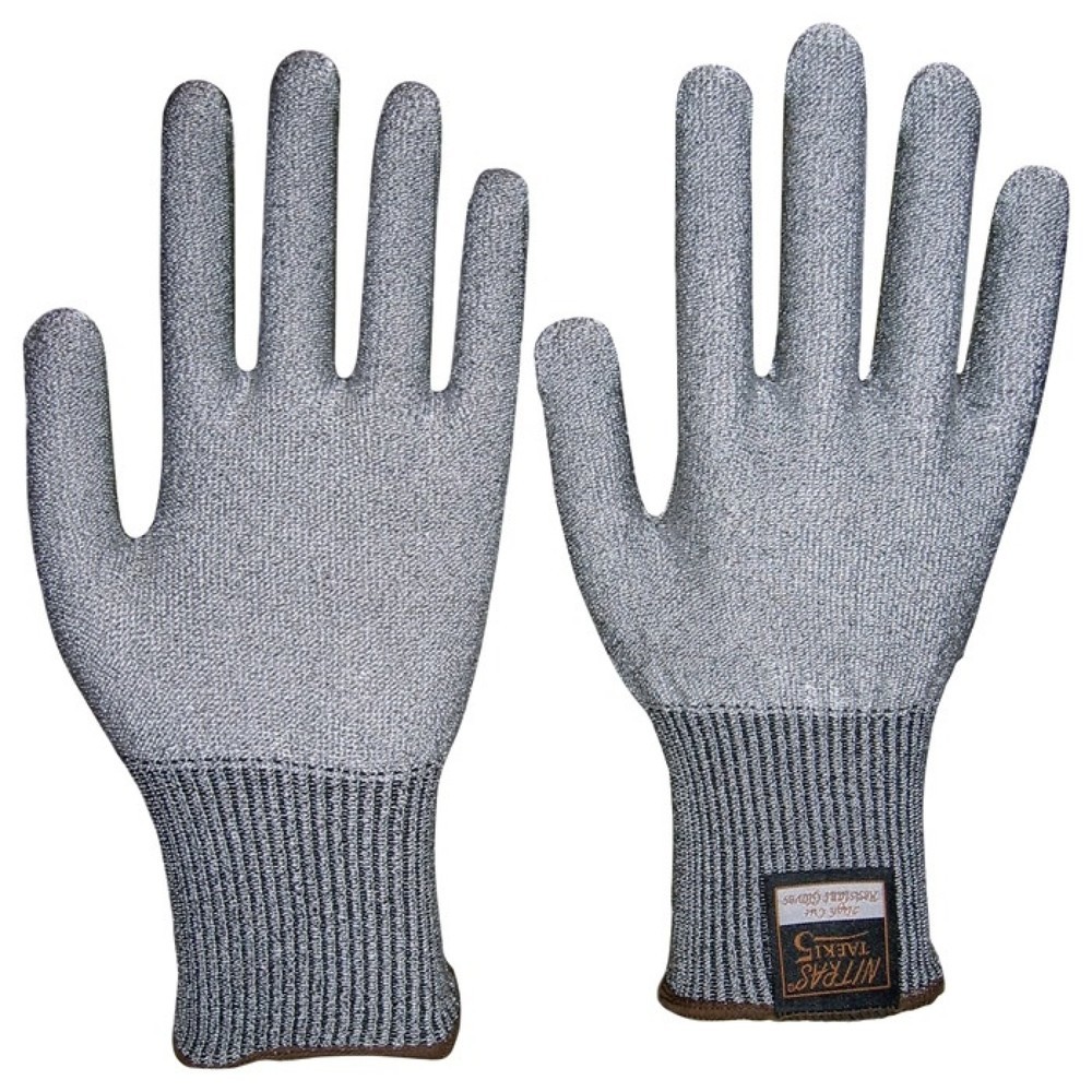 Produktabbildung: NITRAS Schnittschutzhandschuhe Taeki Gr.8 grau