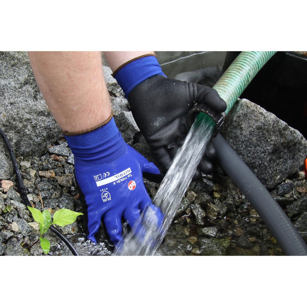 Produktabbildung Nr. 3: NITRIL AQUA Nylonhandschuh, Größe 7