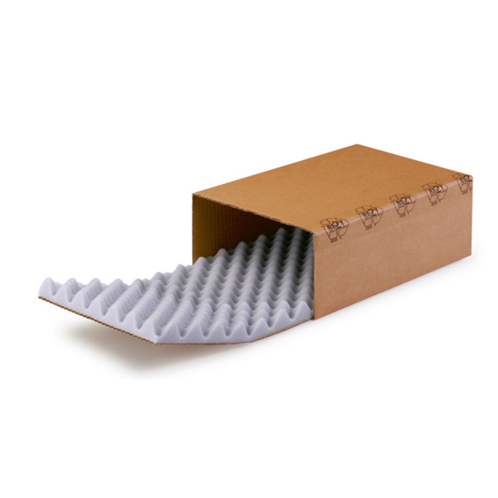 Produktabbildung: Noppenschaumverpackung, 300 x 200 x 100 mm, ,braun