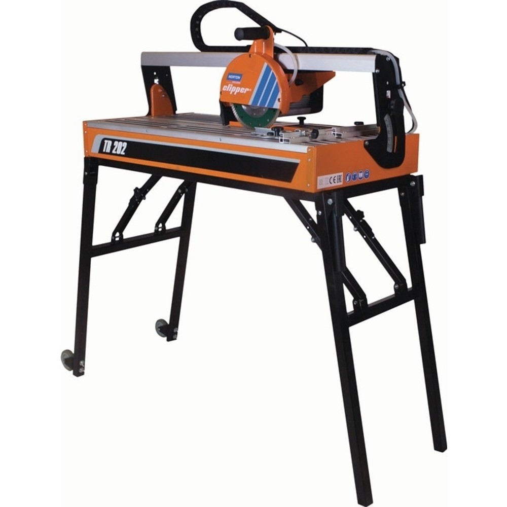 Produktabbildung: NORTON CLIPPER Fliesenschneidmaschine TR 202, Tisch-L810xB470mm, 15 mm, max. 200 mm 900 W