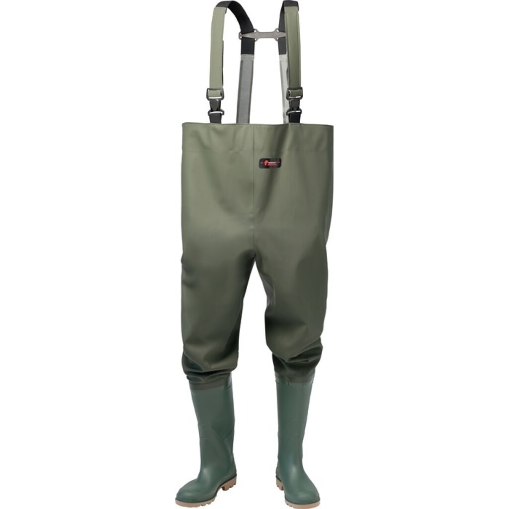 NORWAY Wathose Gr.44 olivgrün PVC auf Produktabbildung: NORWAY Wathose Gr.44 olivgrün PVC auf