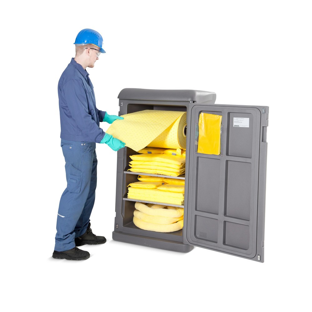 Produktabbildung: Notfall-Set im Caddy, Chemikalien, Aufnahmekapazität 179 l