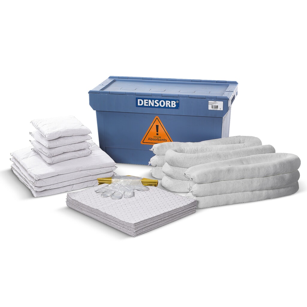 Produktabbildung: Notfall-Set in Transportbox, Öl, Aufnahmekapazität 110 l