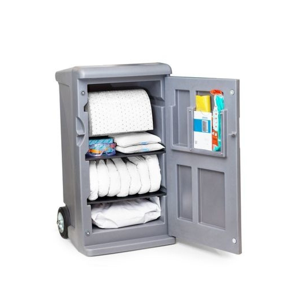 Produktabbildung: Notfall-Set Medium im Caddy, Öl, Aufnahmekapazität 102 l